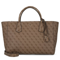 Guess Marissa Logo Tech Tote - Sac à poignée 50 cm (latte logo)