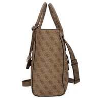 Guess Marissa Logo Tech Tote - Sac à poignée 50 cm (latte logo)