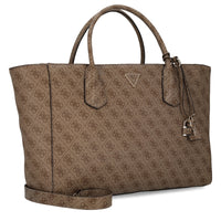 Guess Marissa Logo Tech Tote - Sac à poignée 50 cm (latte logo)