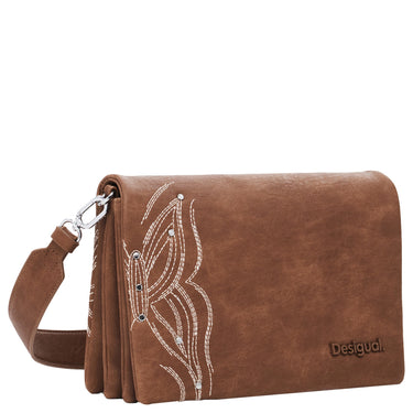 Desigual Goodall Sand Dortmund Flap 2.0 - Sac Bandoulière 25 cm (arena)