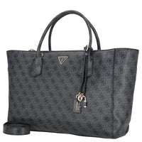Guess Marissa Logo Tech Tote - Sac à main 50 cm (coal logo)