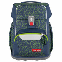 Step by Step Basis - Ensemble de cartables 4 pièces (Géométrique vert)