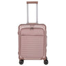 Travelite Next - 4-Rollen-Kabinentrolley mit Vortasche S 55 cm (rose)