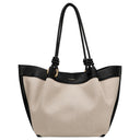 Coccinelle Finn Canvas - Henkeltasche 32 cm (natural/noir)