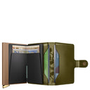 Secrid Miniwallet Stitch Floral - Kreditkartenetui 6cc 10.2 cm RFID (olive+) - Ansicht 6