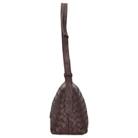 Les Visionnaires Marie Baguette Weave Silky - Schultertasche 38.5 cm (aubergine) - Ansicht 3