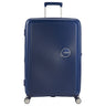 American Tourister Soundbox - 4-Rollen-Trolley 67 cm erw. (blau)