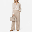 Guess Anise Triple Comp Satchel - Henkeltasche 30.5 cm (stone logo) - Ansicht 7
