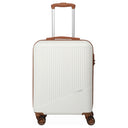 Travelite Bali - 4-Rollen Trolley Set 3tlg. (weiß/cognac) - Ansicht 6