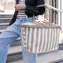 reisenthel carrybag - Einkaufskorb (summerstripes coffee) - Ansicht 6