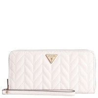 Guess Stacey SLG Large Zip - Portefeuille 12cc 21 cm (off white)