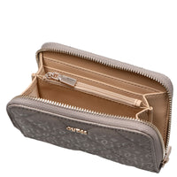 Guess Libby SLG Medium - Portefeuille 4 cartes 14 cm (taupe foncé)