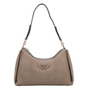 Guess Anise Double Zip - Schultertasche 28.5 cm (dark taupe logo)