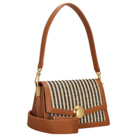 Lacoste Flap Shoulder Bag - Schultertasche 22.5 cm (natural noir tan) - Ansicht 5