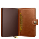 Secrid Miniwallet Emboss Lines - Kreditkartenetui 6cc 10.2 cm RFID (cognac+) - Ansicht 5