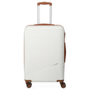 Travelite Bali - 4-Rollen Trolley Set 3tlg. (weiß/cognac) - Ansicht 5