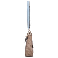 Guess Noelle II Top Zip - Schultertasche 29 cm (latte logo/light blue) - Ansicht 3