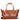 Buckle & Seam Linwood Weekender - Sac de Voyage 50 cm Cuir (couleur : cognac/dots)