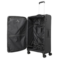 Travelite Cubis - 4-Rollen-Trolley 83 cm erw. (anthracite) - Ansicht 4