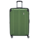 Travelite City - 4-Rollen-Trolley erw. L 77 cm (grün)
