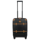 Brics Bellagio - 4-Rollen-Kabinentrolley mit Vortasche 55 cm erw. recycelt (black/tan)