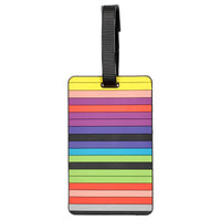 bunt gestreift