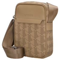 Lacoste The Blend - Sac bandoulière vertical 21,5 cm (monogramme noir gris)