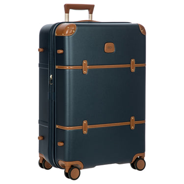 Brics Bellagio - 4 - Rollen - Trolley 70.5 cm erw. recycelt (blue/tan) - Markenkoffer