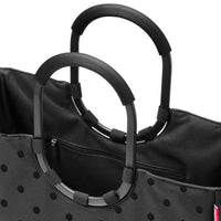 reisenthel shopping loopshopper L - Sac de shopping avec cadre 46 cm (cadre à pois brillants noir)