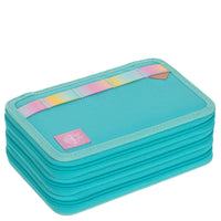 Lässig School Triple Pencil Case - Trousse (Unique Black)