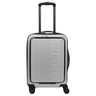Valentino Bags Lexplor - 4-Rollen-Kabinentrolley mit Vortasche 14" 55 cm (silver)