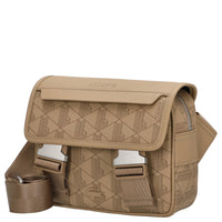 Lacoste The Blend - Sac bandoulière 21.5 cm (monogramme noir gris)