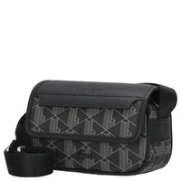 Lacoste The Blend Mini - Sac bandoulière 19 cm (monogramme noir gris)