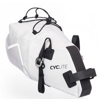 CYCLITE Saddle Bag Small 8 - Satteltasche (Bikepacking) 38 cm (gris clair)