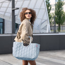 reisenthel shopping loopshopper L - Einkaufstasche mit Bügel 46 cm (rhombus denim) - Ansicht 6