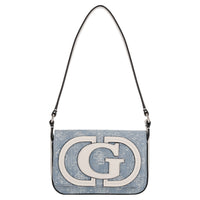 Guess Ruby Flap - Schultertasche 20 cm (denim logo)