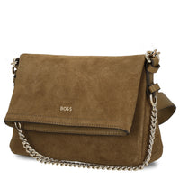 BOSS Women Yelena Flap Crossbody - Sac bandoulière (medium beige)