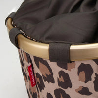 KLICKfix reisenthel - Panier à vélo 15 - Panier de guidon 35 cm (leo macchiato)