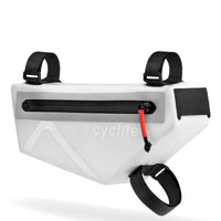 Cyclite Sacoche de cadre petite / 02 - Sacoche de cadre (Bikepacking) 24 cm (gris clair)
