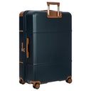 Brics Bellagio - 4 - Rollen - Trolley 82 cm erw. recycelt (blue/tan) - Markenkoffer