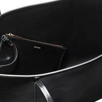 Calvin Klein Foil Logo Glossy Tote - Shopper 49 cm (black) - Ansicht 3