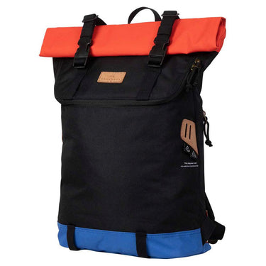 Doughnut Christopher Reborn 18 - Sac à dos Rolltop 15" 45 cm (noir x pamplemousse)