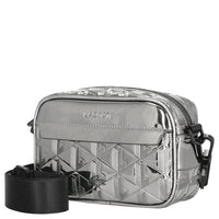 Lacoste The Blend - Sac bandoulière 19 cm (silber schwarz)