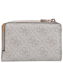 Guess Laurel II SLG Zip Around - Kreditkartenetui 4cc 12 cm (bone logo) - Ansicht 4