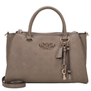 Guess Anise Triple Comp Satchel - Henkeltasche 30.5 cm (dark taupe logo)