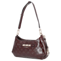 Guess Carmella Shoulder Bag - Sac bandoulière 30 cm (burgundy logo)