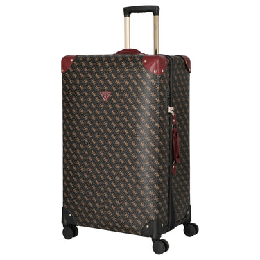 Guess Latona 28 IN - Trolley à 4 roulettes L (Couleur : brown logo)