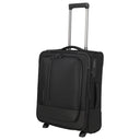 Travelite Crosslite - 2-Rollen-Kabinentrolley S 54 cm erw. (black) - Ansicht 2