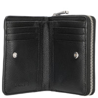 Lacoste Compact Zip Wallet - Portefeuille 6 cartes 12 cm (noir)