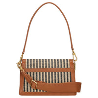 Lacoste Flap Shoulder Bag - Schultertasche 22.5 cm (natural noir tan) - Ansicht 4